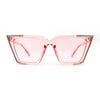 Womens Square Gothic Geometric Cat Eye Plastic Fashion Sunglasses