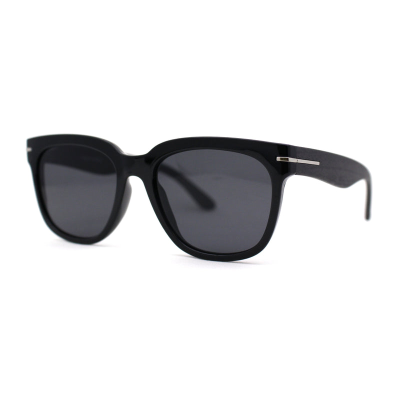 Classy Designer Horn Rim Hipster Plastic Fashion Sunglasses