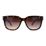 Classy Designer Horn Rim Hipster Plastic Fashion Sunglasses