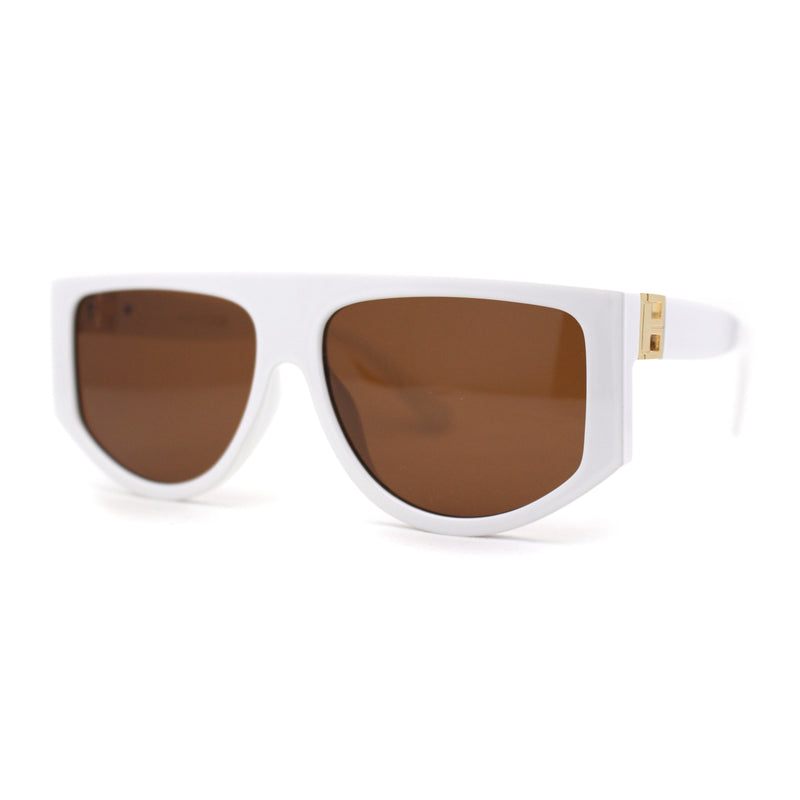 Hard OG Flat Top Mafia Luxury Plastic Designer Sunglasses