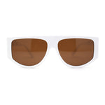 Hard OG Flat Top Mafia Luxury Plastic Designer Sunglasses