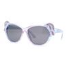 Girls Child Size Unicorn Rainbow Pin Jewel Glitter Cat Eye Sunglasses