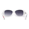 Kids Size Girls Classic 90s Designer Style Wrap Rounded Rectangle Sunglasses