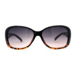 Kid Girls Classic 90s Designer Leopard Print Rounded Rectangle Sunglasses