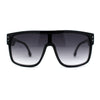 Mens Oversize Robotic Shield Sport Mirror Lens Sunglasses