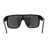 Mens Oversize Robotic Shield Sport Mirror Lens Sunglasses