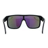 Mens Oversize Robotic Shield Sport Mirror Lens Sunglasses