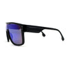 Mens Oversize Robotic Shield Sport Mirror Lens Sunglasses