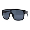 Mens Oversize Robotic Shield Sport Mirror Lens Sunglasses