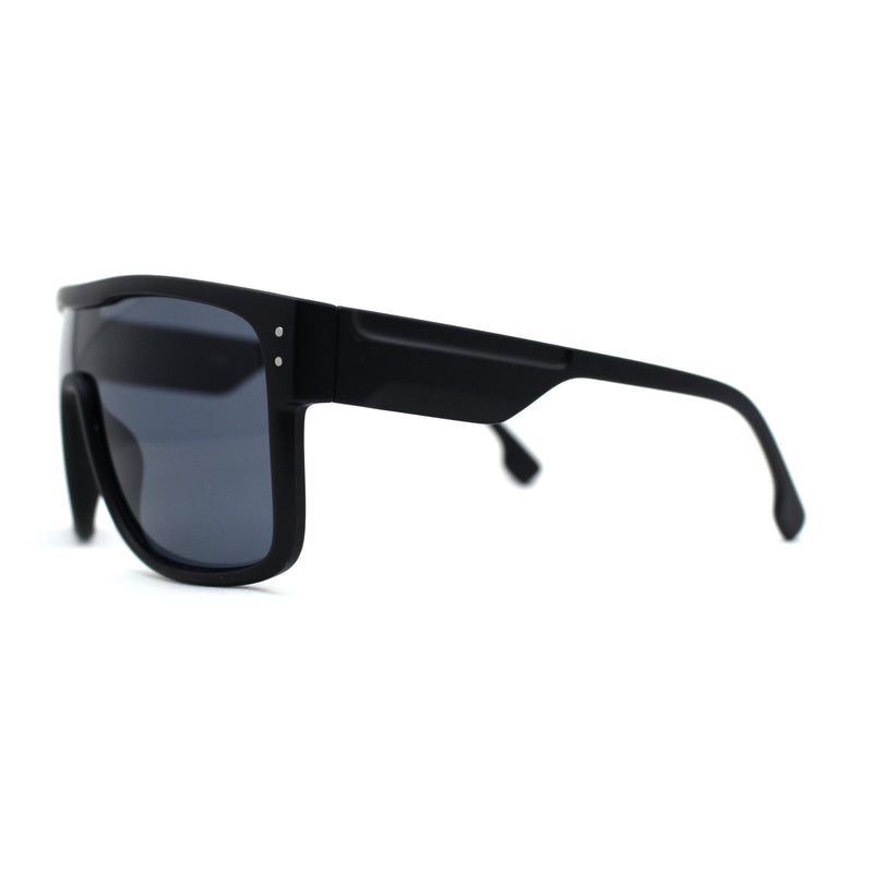 Mens Oversize Robotic Shield Sport Mirror Lens Sunglasses