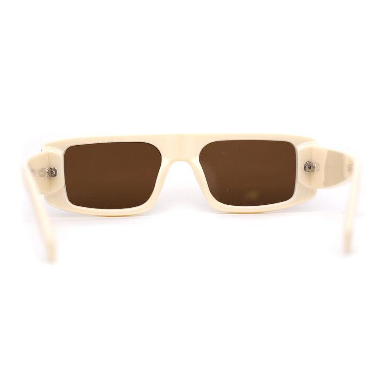 Gucci Fluo Narrow Acetate Rectangular Sunglasses in Gray