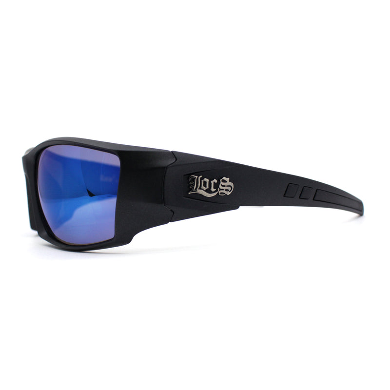 superawesome106 Biker Color Black Mirror Around – Sport Sunglasses Locs Wrap Matte Style