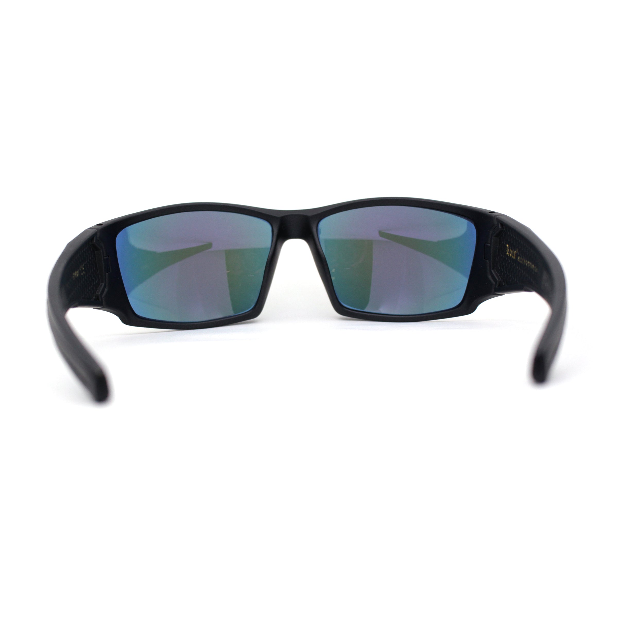 Sunglasses superawesome106 Matte Wrap Around Biker Sport – Locs Mirror Black Color Style
