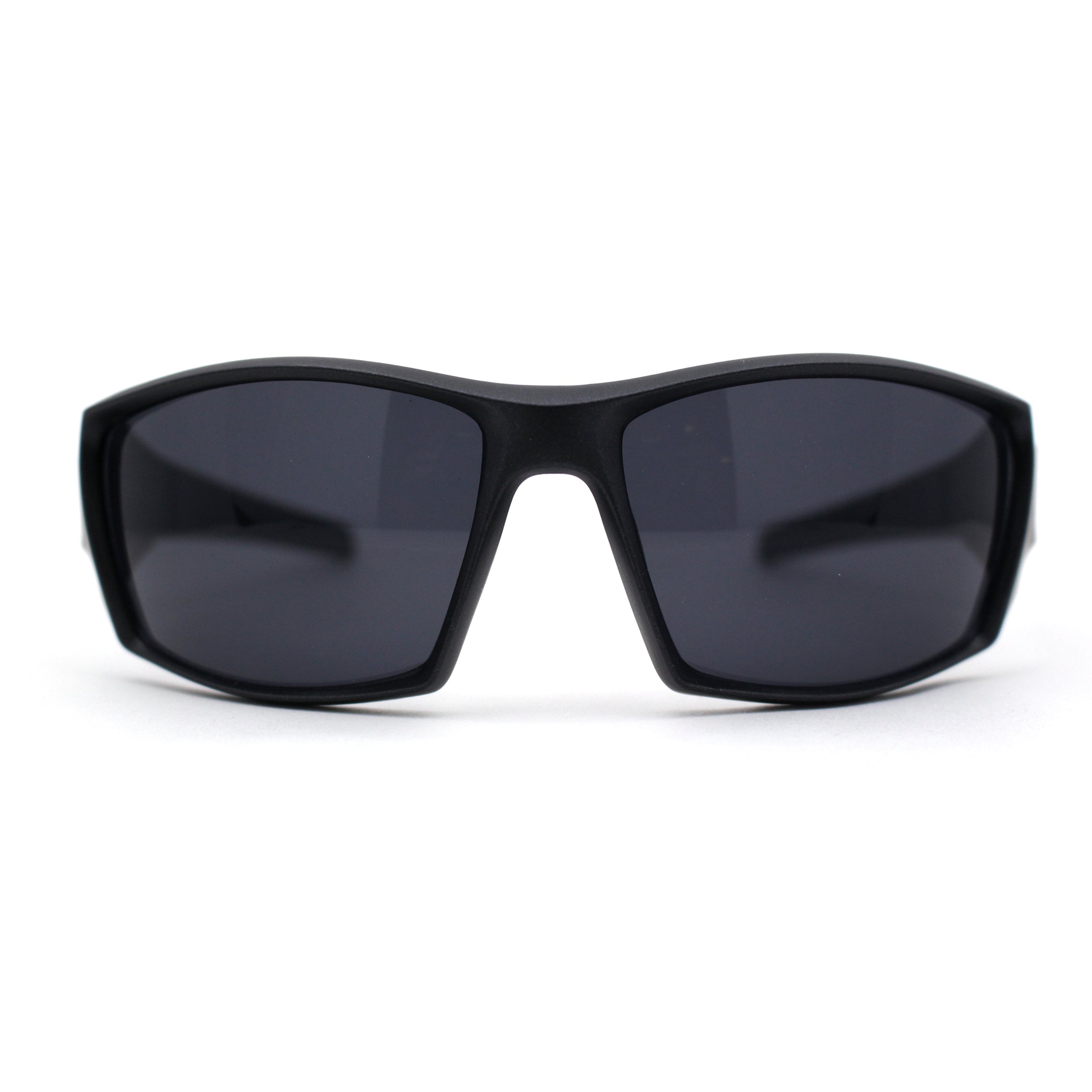 Style Locs – superawesome106 Biker Matte Around Mirror Sunglasses Black Wrap Color Sport