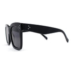 Anti-glare Polarized Chunky Thick Horn Rim Boyfriend Style Large Sunglasses