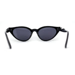 Womens Iconic Ornate Double Flare Cat Eye Sunglasses