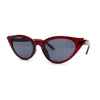 Womens Iconic Ornate Double Flare Cat Eye Sunglasses