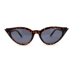 Womens Iconic Ornate Double Flare Cat Eye Sunglasses