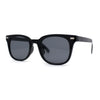 Mens Hipster Retro Snug Horn Rim Rectangle Plastic Sunglasses