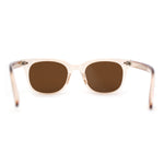 Mens Hipster Retro Snug Horn Rim Rectangle Plastic Sunglasses