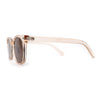 Mens Hipster Retro Snug Horn Rim Rectangle Plastic Sunglasses