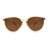 Mens Hipster Thin Plastic Round Horn Rim Gentlemens Sunglasses