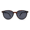 Mens Hipster Thin Plastic Round Horn Rim Gentlemens Sunglasses