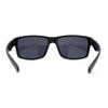 Mens Iconic 90s Sport Biker Plastic Rectangle Sunglasses