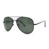 Polarized Anti-glare Classic Iconic Large Pilots Metal Rim Sunglasses