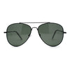 Polarized Anti-glare Classic Iconic Large Pilots Metal Rim Sunglasses