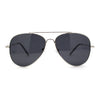 Polarized Anti-glare Classic Iconic Large Pilots Metal Rim Sunglasses