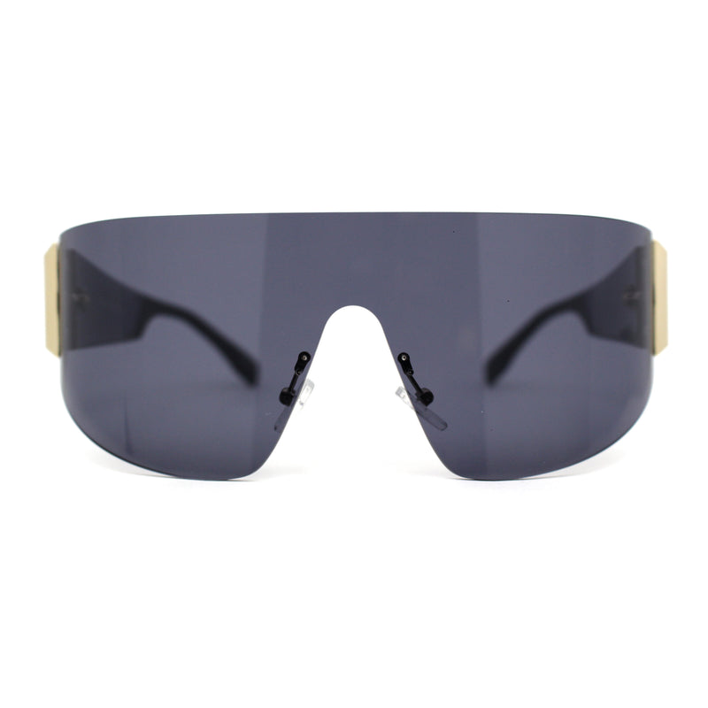 Futuristic Oversized Shield Sunglasses