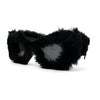 Super Unique Fur Covered Cat Eye Plastic Sunglasses