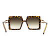 Womens Luxury Designer Square Butterfly Chic Sunglasses