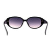 Womens Elegant Chic Oversize Oval Designer Fashion Plastic Sunglasses