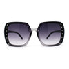 Womens Metal Studded Butterfly Designer Fashoin Chic Sunglasses