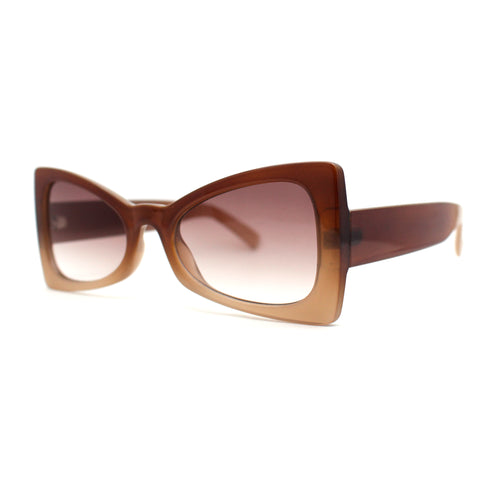 Womens Retro Bow Shape Narrow Butterfly Plastic Sunglasses