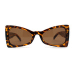 Womens Retro Bow Shape Narrow Butterfly Plastic Sunglasses