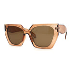 Womens Squared Butterfly Oversize Cat Eye Retro Sunglasses