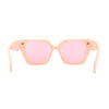 Womens Squared Butterfly Oversize Cat Eye Retro Sunglasses