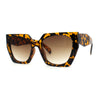 Womens Squared Butterfly Oversize Cat Eye Retro Sunglasses