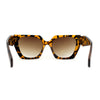 Womens Squared Butterfly Oversize Cat Eye Retro Sunglasses