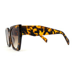 Womens Squared Butterfly Oversize Cat Eye Retro Sunglasses