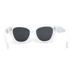 Womens Squared Butterfly Oversize Cat Eye Retro Sunglasses