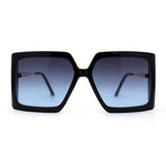 Womens Oversized Rectangle Butterfly Fashion Designer Sunglasses