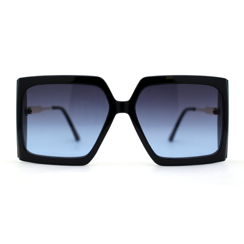 Womens Oversized Rectangle Butterfly Fashion Designer Sunglasses