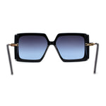 Womens Oversized Rectangle Butterfly Fashion Designer Sunglasses