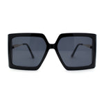 Womens Oversized Rectangle Butterfly Fashion Designer Sunglasses
