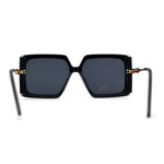 Womens Oversized Rectangle Butterfly Fashion Designer Sunglasses