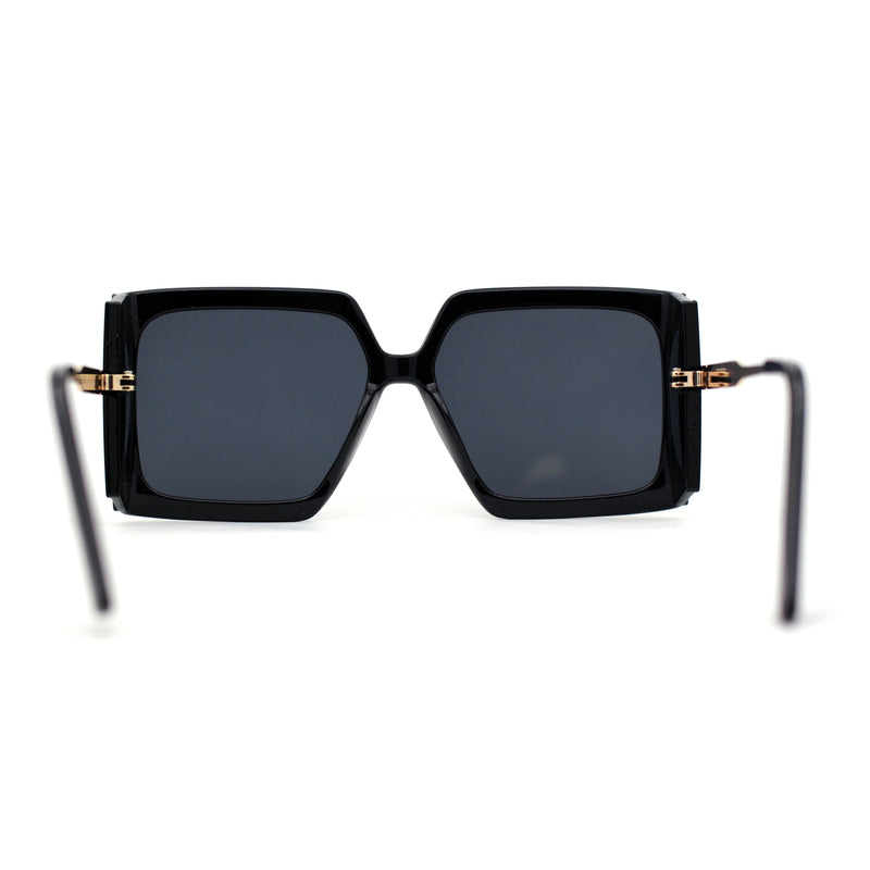Womens Oversized Rectangle Butterfly Fashion Designer Sunglasses